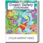 SC0297 Ocean Safety Awareness Coloring and Activity Book With Custom Imprint